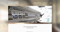 Desktop Screenshot of diplomatbakery.com